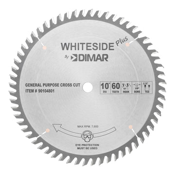 Whiteside Plus 10" General Purpose Blade- 10"OD, 60T, 5/8"B, TCG