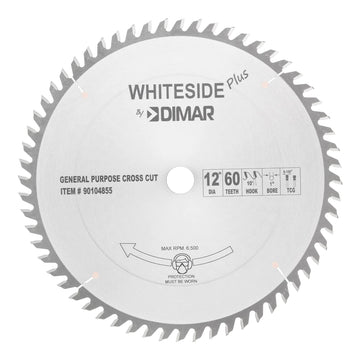 Whiteside Plus 12" General Purpose Blade- 12"OD, 60T, 1"B, TCG