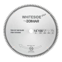 Whiteside Plus 14" Trim Cut Blade- 14"OD, 108T, 1"B, ATB