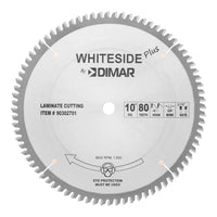 Whiteside Plus 10" Laminate Cutting Blade- 10"OD, 80T, 5/8"B, HIATB