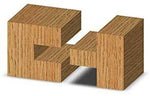 Whiteside Router Bits 5990 Shaker Straight Stile and Rail Set for Plywood Panel