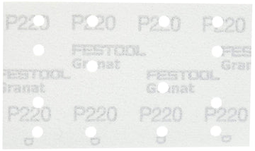 Festool 497123 P220 Grit, Granat Abrasives, Pack of 100