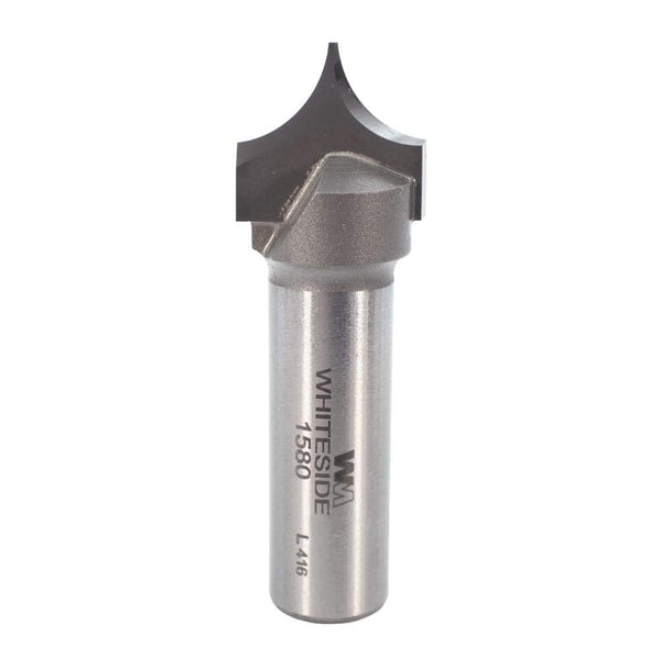 Whiteside Router Bits 1580 Point Cutting Round Over Bit with 3/8-Inch Radius 3/4-Inch Cutting Diameter and 5/8-Inch Cutting Length