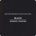 General Finishes WBQT Water Based Wood Stain, 1 Quart, Black