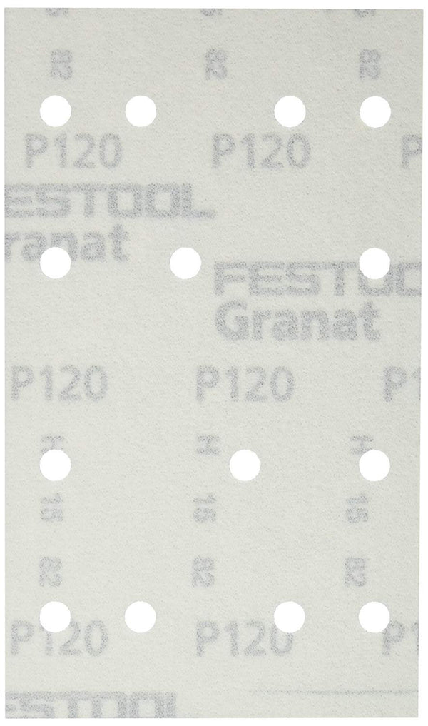 Festool 497120 P120 Grit, Granat Abrasives, Pack of 100