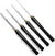 Yellowhammer Turning Tools Ultimate 4 Piece Bowl Gouge Set Includes 1/4 Flute, 3/8 Flute, 1/2 Flute and 5/8 Flute Featuring Beech Handles, Brass Ferrules and High Speed Steel Blades