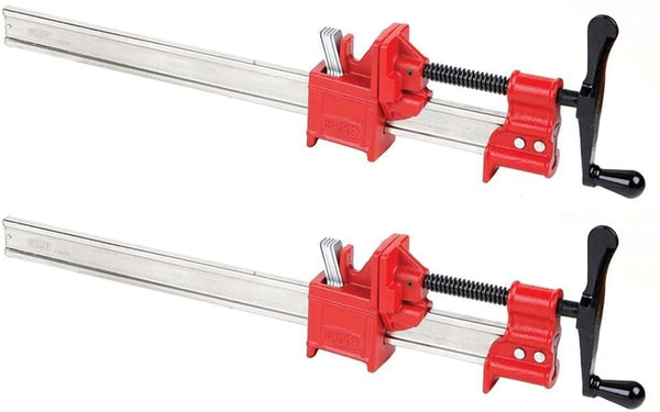 BESSEY 72" Heavy-Duty IBeam Bar Clamps for Woodworking, 2-Pack