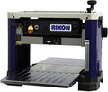 RIKON 25-135H | 13" Portable Planer with a 6-Row Helical-Style Cutter Head and 26 HSS Insert Cutters featuring alternating cutter pattern and two-speed feed rate which produces a smoother cut surface